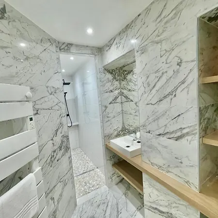 Magnifique Avec Terrasse, Parking Et Vue Sur L'ocean Pour 5 דירה