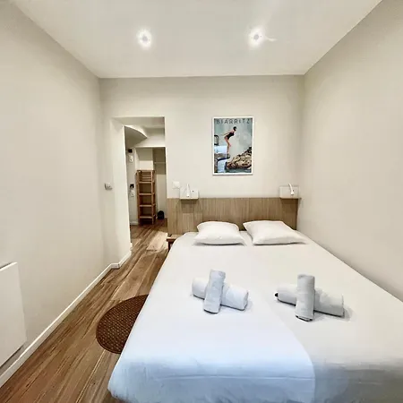 דירה Magnifique Avec Terrasse, Parking Et Vue Sur L'ocean Pour 5 ביאריץ