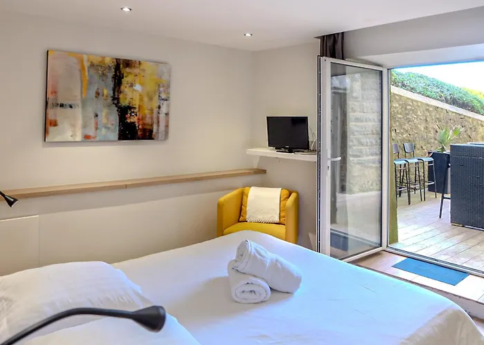 Magnifique Avec Terrasse, Parking Et Vue Sur L'ocean Pour 6 Lägenhet Biarritz