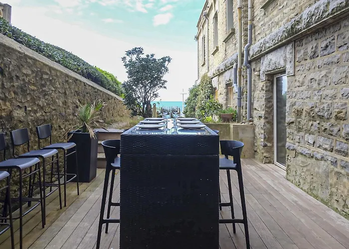 Magnifique Avec Terrasse, Parking Et Vue Sur L'ocean Pour 6 Lägenhet Biarritz